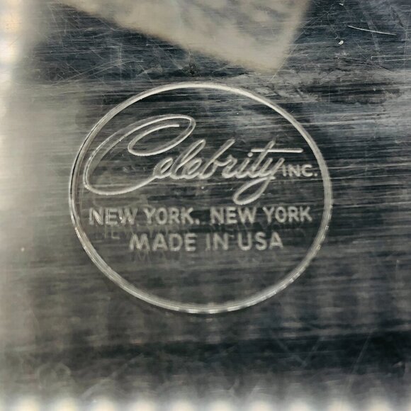 50s Celebrity NY Acrylic Tissue Box Cover Vanity or Wall Mount Hollywood Regency - Picture 7 of 15